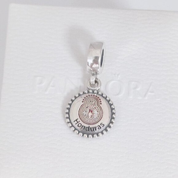 Pandora Honduras Virgin Travel Destination City Dangle Charm Pendant S925 Silver - Picture 8 of 8